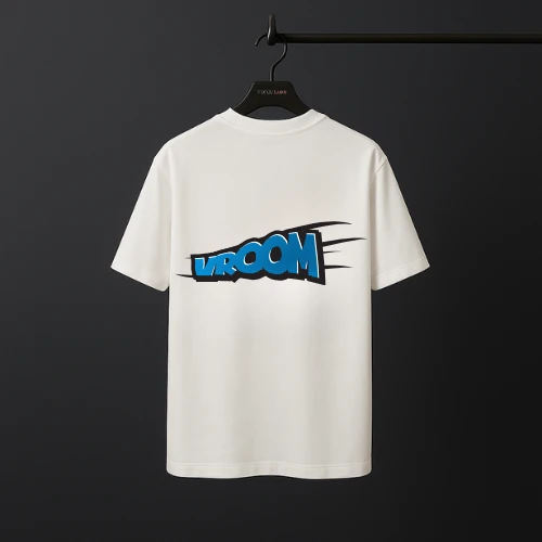 Vroom Comic Graphic Drop Shoulder T-Shirt