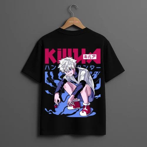 Killua Hunter x Hunter Anime T-shirt - Bold Design for Fans