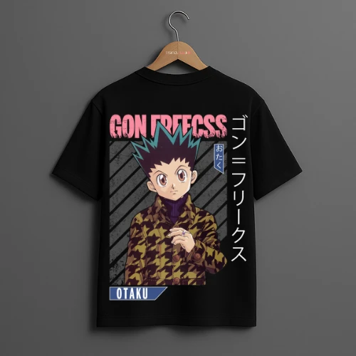 Gon Freecss "OTAKU" Anime Graphic T-Shirt